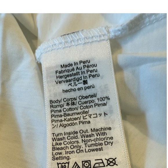 J. Crew White Vintage Jersey Classic White Cotton Short Sleeve‎ Tee XXS BY359 - Picture 10 of 16